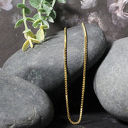 Bids.com 1.6mm 14K Yellow Gold Classic Box Chain Necklaces Black 18 / Yellow Gold,20 / Yellow Gold,22 / Yellow Gold,24 / Yellow Gold,30 / Yellow Gold