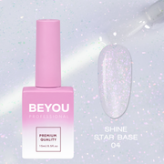 nbmsupply BEYOU Professional Shine Star Base 04 15ml Light Gray