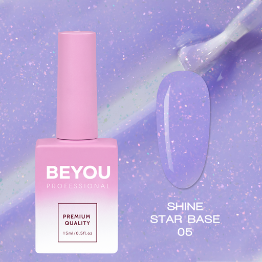 nbmsupply BEYOU Professional Shine Star Base 05 15ml Light Steel Blue