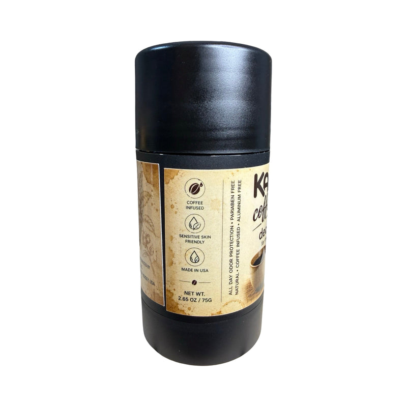 Coffee Shop Coffee-Infused Natural Deodorant – Real Coffee Scent & Safe for All