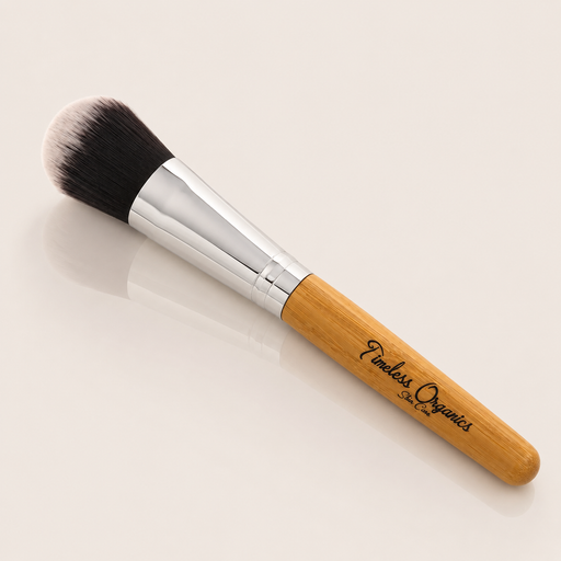 Timeless Organics Skin Care Bamboo Brush Antique White