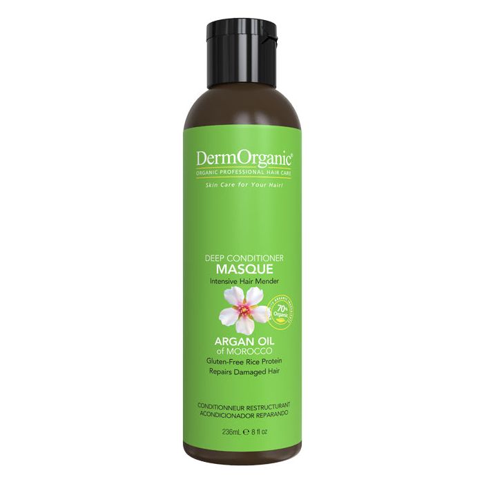 DermOrganic Official Shop Deep Conditioner Masque Conditioners Yellow Green 8 fl oz (236 ml)