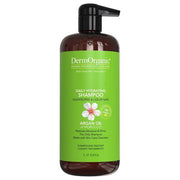 DermOrganic Official Shop Daily Hydrating Shampoo Shampoo Yellow Green 1 Liter (33.8 fl oz) with Pump