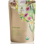 Gardenika Shop Detox Tea, Ayurvedic Cleanse with Dandelion & Lemongrass | Organic Loose Leaf Tea Tan