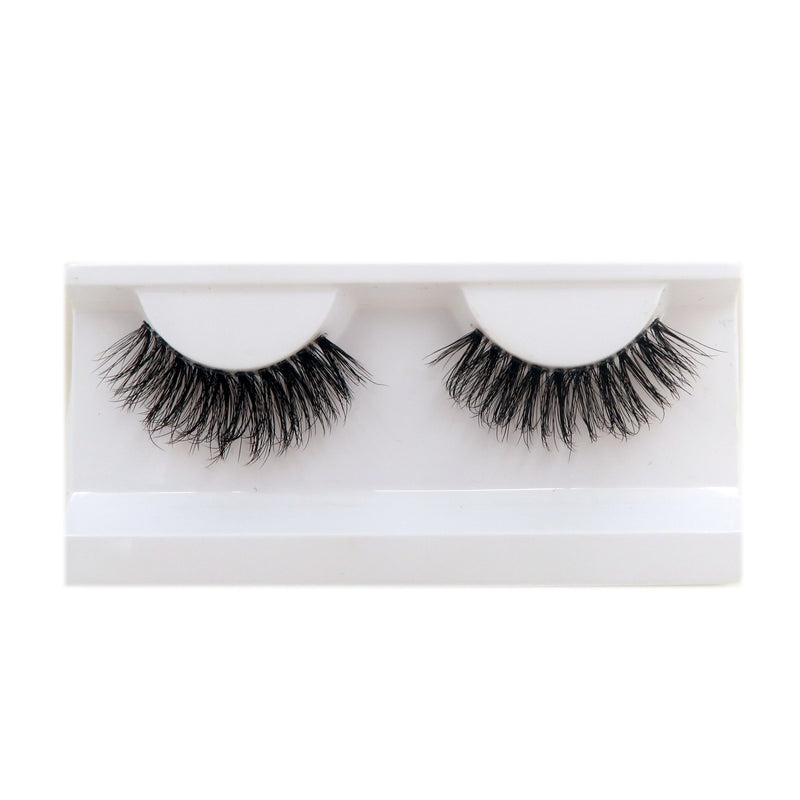 VIP Extensions VIP Eyelashes - New Faux Mink Strip Lashes Light Gray DFD41