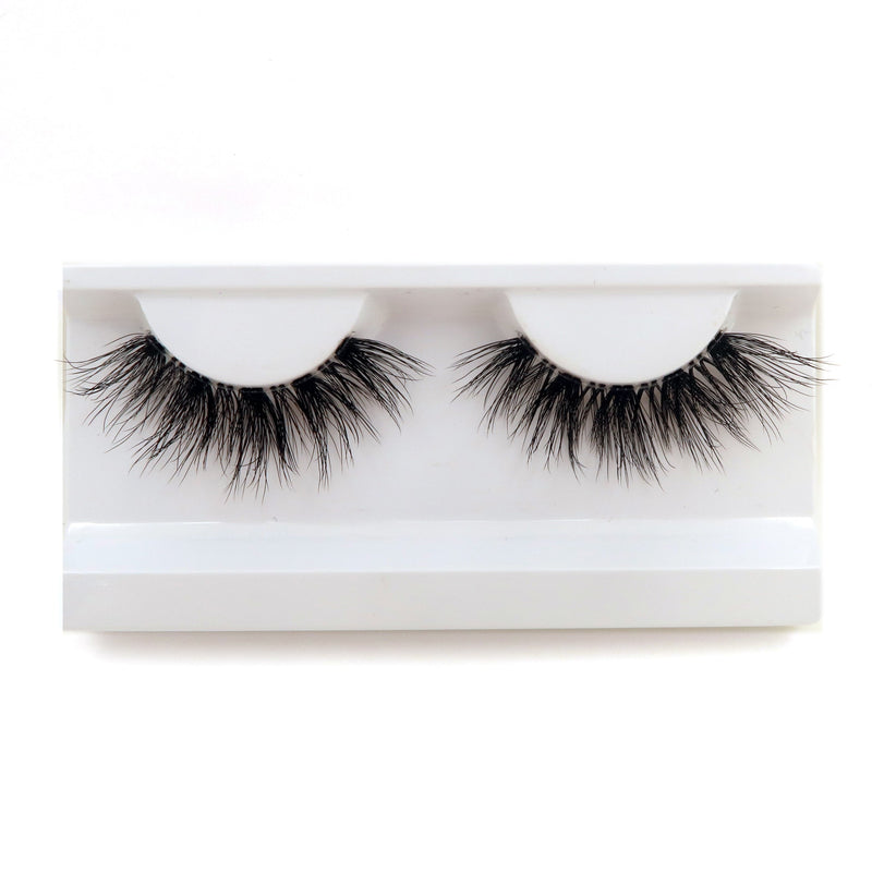 VIP Extensions VIP Eyelashes - New Faux Mink Strip Lashes Light Gray DFD45