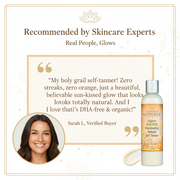 Glimmer Goddess® Organic Skin Care DHA Free Self Tanner for Sensitive Skin – Glow Self Tanner White Smoke 8 oz – best for regular use / Regular — soft natural-looking glow / Lightly Scented – soft essential oil scent,8 oz – best for regular use / Regular — soft natural-looking glow / Unscented – great for extra-sensitive skin,8 oz – best for regular use / Dar