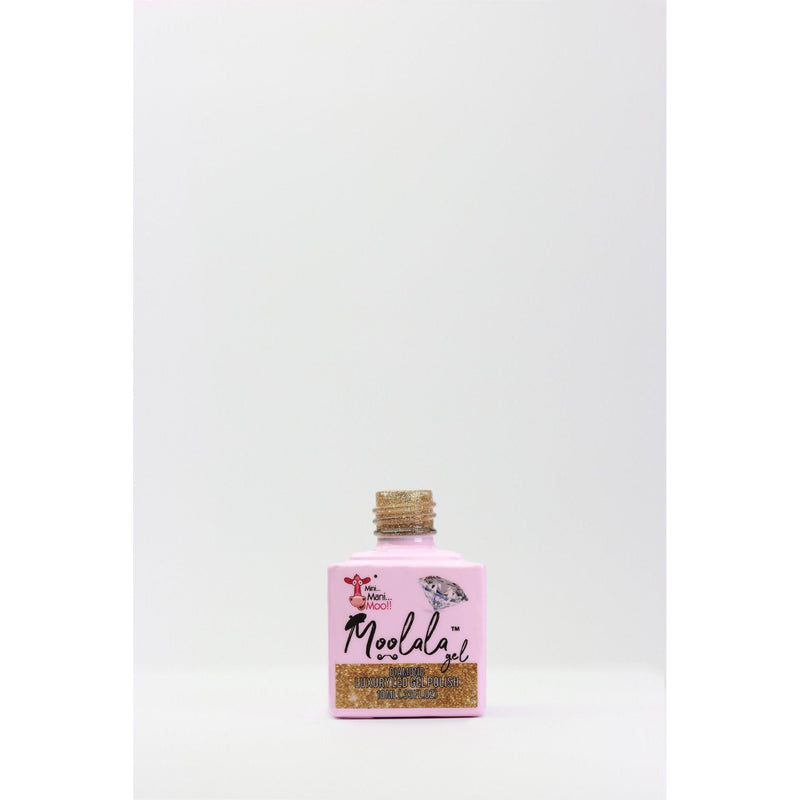 minimanimoo Moolala™ Diamond Luxury Gel Polish - D02 Gold Lavender