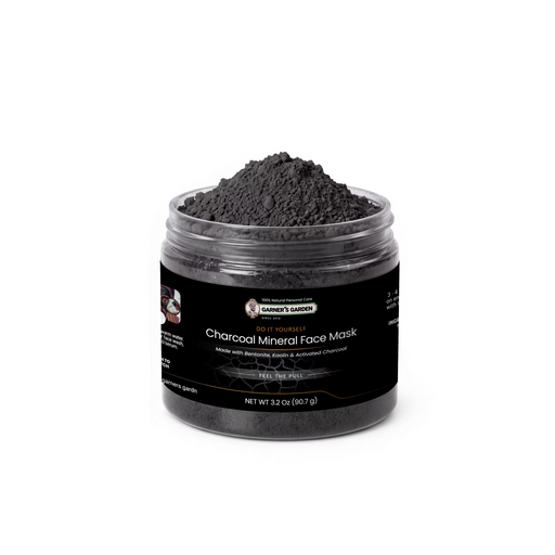 Garner's Garden DIY Detox Face Mask Clays Black 3.2 oz DIY Mask (try me),6 oz DIY Mask (Recommended)