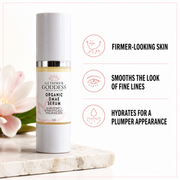 Glimmer Goddess® Organic Skin Care Organic DMAE Firming Serum – Natural Facelift Treatment Serums White Smoke 1 oz.