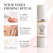 Glimmer Goddess® Organic Skin Care Organic DMAE Firming Serum – Natural Facelift Treatment Serums White Smoke 1 oz.