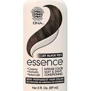 VIP Extensions DNA Essence Hair Color, 3 oz Permanent Hair Color Dark Slate Gray Jet Black