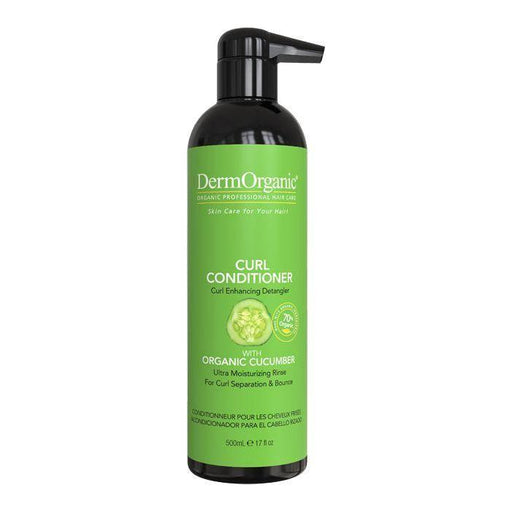 DermOrganic Official Shop Curl Conditioner Conditioners Yellow Green 16.9 fl oz (500ml)