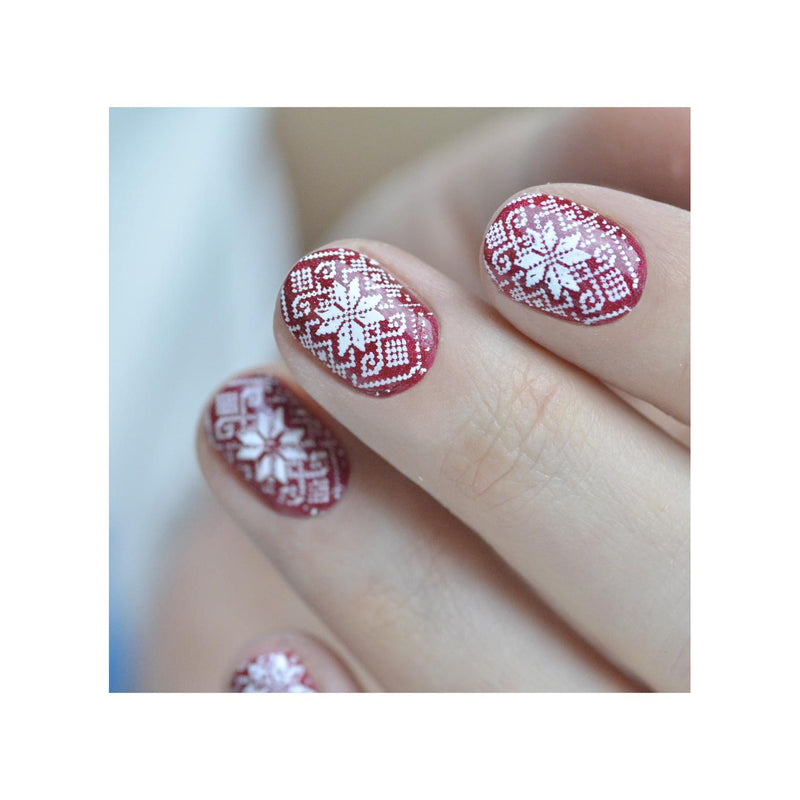 UberChic Beauty The Ultimate DIY Sweater Stamping Plate Dark Gray
