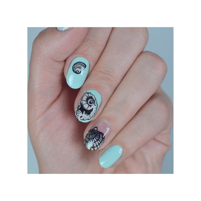 UberChic Beauty Mermaid Life-02 Stamping Plate Rosy Brown