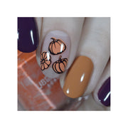 UberChic Beauty I Always Fall For Autumn Stamping Plate Dim Gray
