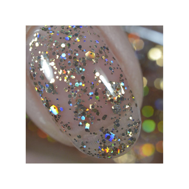 UberChic Beauty 24K Chic - Holographic Polish Regular Polish Dim Gray
