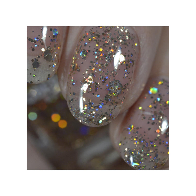 UberChic Beauty 24K Chic - Holographic Polish Regular Polish Dim Gray