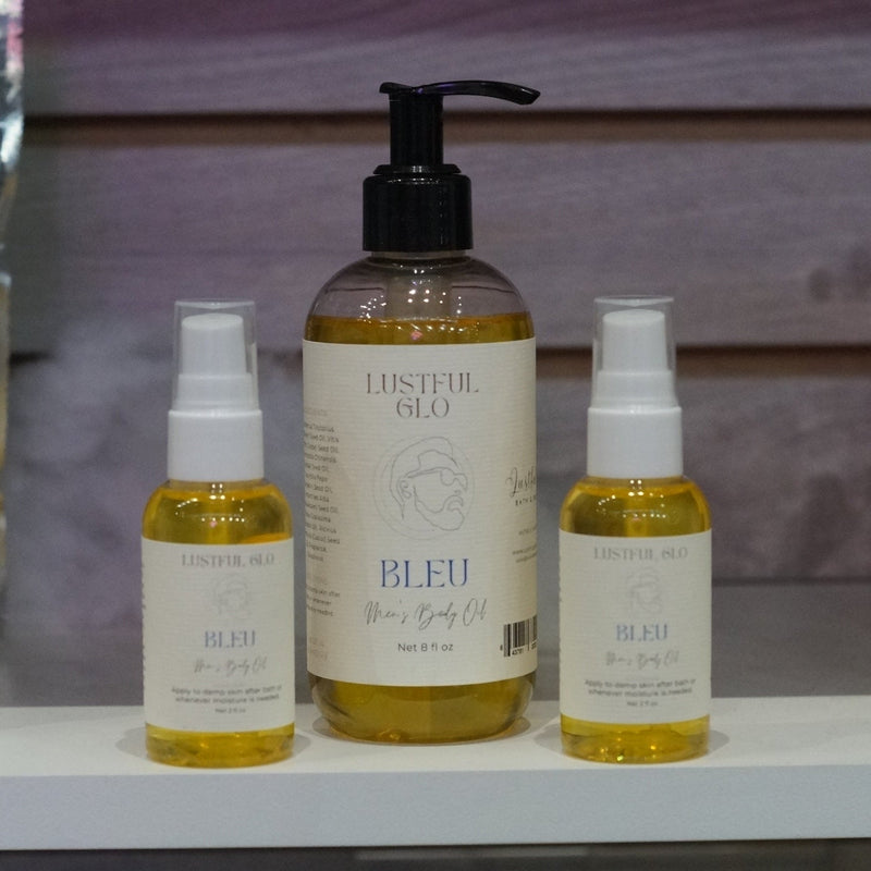 Lustful Bath, LLC LUSTFUL GLO BODY OIL Body Oil Dim Gray Baby Powder / Full,Baby Powder / Travel,Basic Betty (Unscented) / Full,Basic Betty (Unscented) / Travel,Blue / Full,Blue / Travel,Cedar Musk / Full,Cedar Musk / Travel,Cherry Blossom / Full,Cherry Blossom / Travel,Cocoa Cashmere / Full,Cocoa Cashmere / Tr