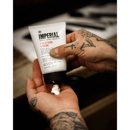 Imperial Barber Products Freeform Cream - 4 oz Hair Black