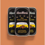 VanMan *New* VanMan's Beeswax Lip Balm Sandy Brown Bison / Tin / 3 Pack,Bison / Tin / 1 Pack