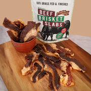 Grazly Beef Brisket Slabs - 100% Grass-Fed & Finished Tan 1 Pack,3 Pack,5 pack