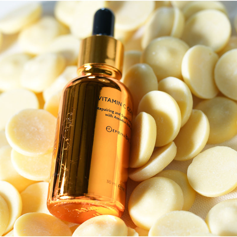EpiLynx Brightening Vitamin C Glow Serum for Sensitive & Dry Skin – Vegan, Gluten-Free, Anti-Aging, Fragrance-Free Face Serums Beige