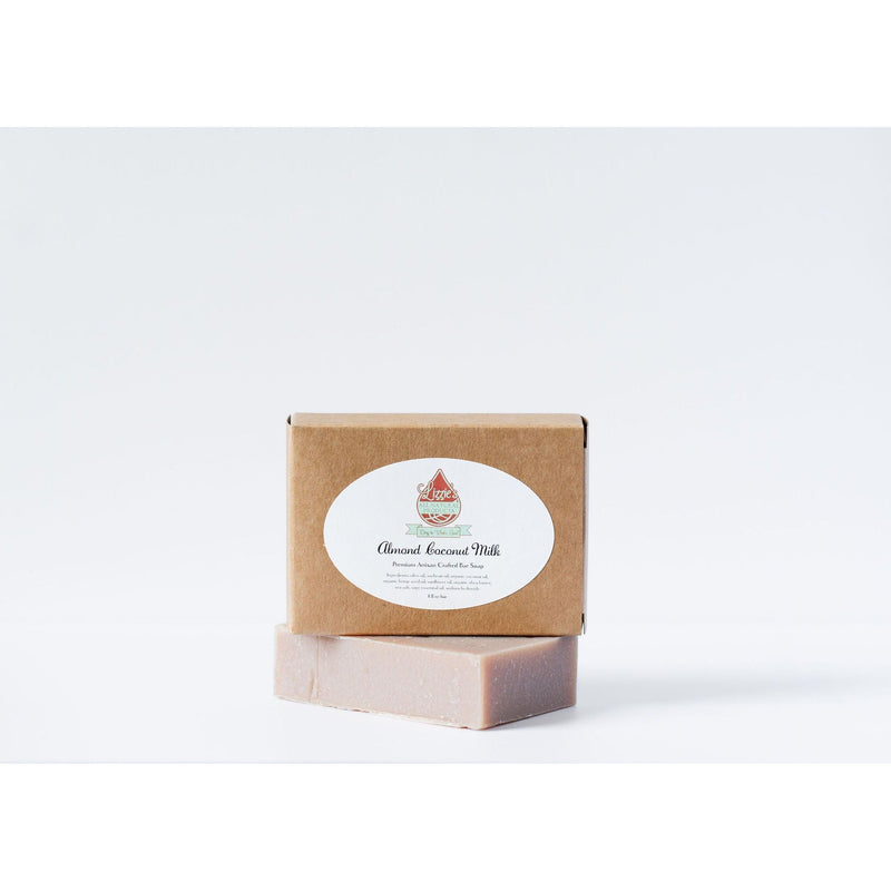 Lizzie's All-natural Products Artisan Crafted Bar Soap Lavender Almond Coconut Milk