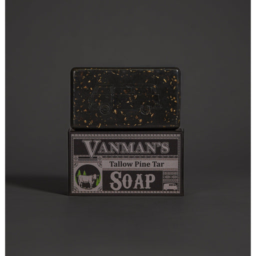 VanMan VanMan's Tallow & Pine Tar Soap Dark Slate Gray 1 Pack,2 Pack,3 Pack,5 Pack,10 pack