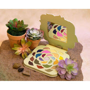 Profusion Cosmetics Desert Sage | 25-Shade Palette Makeup Brushes Rosy Brown