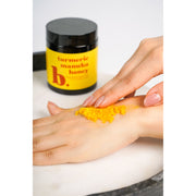 Bath Romance turmeric + manuka honey sugar scrub - iconic sunglow scent Lavender