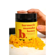 Bath Romance turmeric + manuka honey sugar scrub - iconic sunglow scent White Smoke