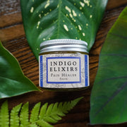 INDIGO ELIXIRS Pain Healer Salve | for Relief & Repair Balm Dark Slate Gray 0.75 oz jar,2 oz jar