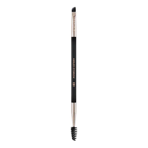 Profusion Cosmetics Artistry Series | Dual-Ended Angled Eyebrow Brush Makeup Brushes Dark Slate Gray