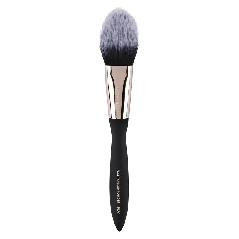 Profusion Cosmetics Artistry Series | Flat Tapered Powder Brush Makeup Brushes Gray