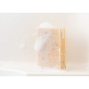 Lizzie's All-natural Products Artisan Crafted Bar Soap Antique White Oatmeal & Honey with Sweet Orange & Turmeric