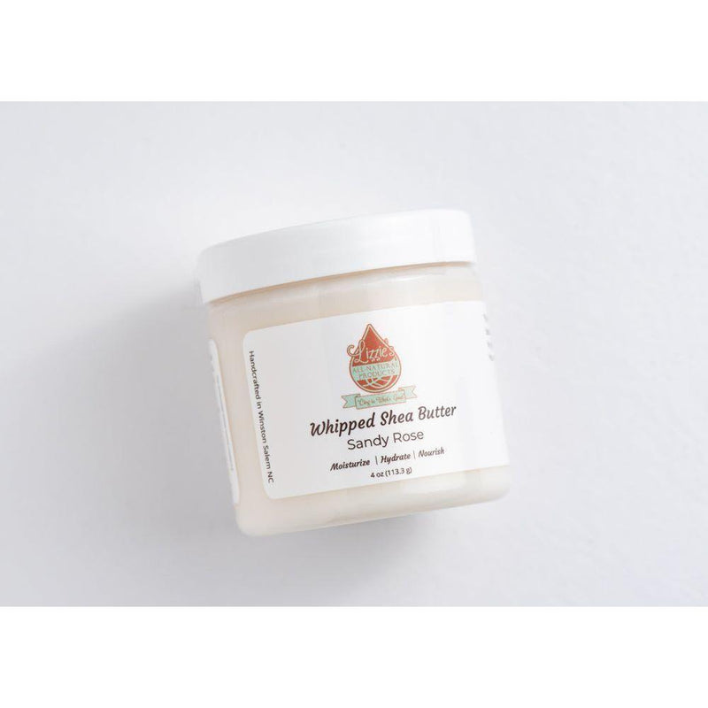 Lizzie's All-natural Products Whipped Shea Butter Light Gray Sandy Rose / 4 ounce