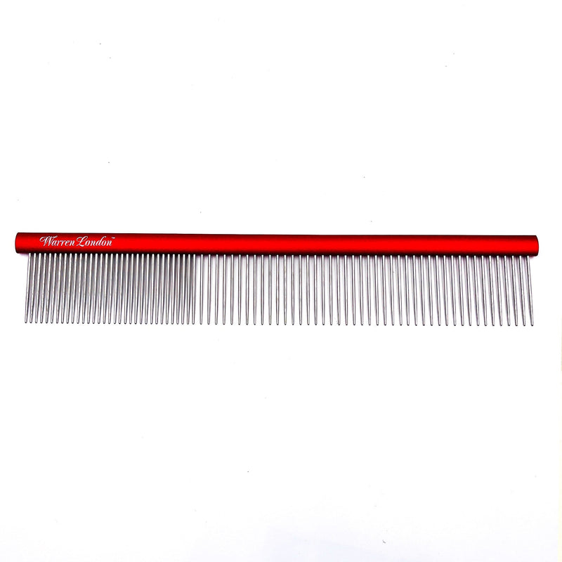Warren London Detangling Strong Comb Pet Combs & Brushes White Smoke