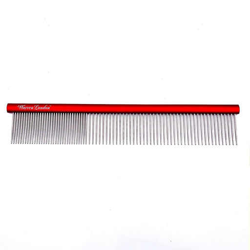 Warren London Detangling Strong Comb Pet Combs & Brushes White Smoke