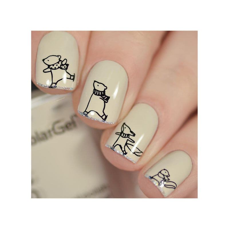 UberChic Beauty It's A Season Of Joy Stamping Plate Rosy Brown