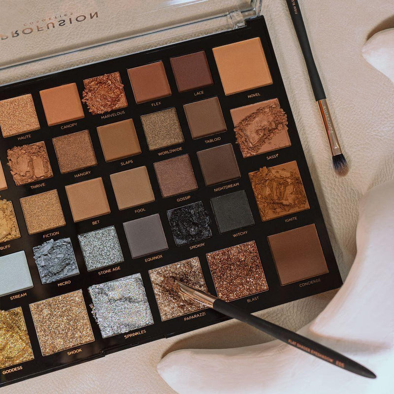 Profusion Cosmetics 42-Shade Palette Collection Eyes Rosy Brown