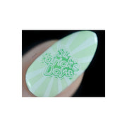 UberChic Beauty St Patrick's Day-01 Stamping Plate Dark Gray