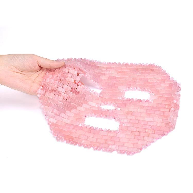 ZAQ Skin & Body ROSE QUARTZ SELF-LOVE FACE MASK - Handmade Face Mask Pink