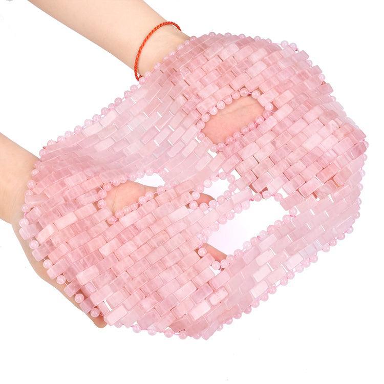 ZAQ Skin & Body ROSE QUARTZ SELF-LOVE FACE MASK - Handmade Face Mask Pink