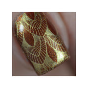 UberChic Beauty Art Deco Refinement Stamping Plate Dim Gray