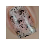 UberChic Beauty Art Deco Refinement Stamping Plate Rosy Brown
