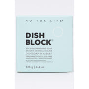 No Tox Life DISH BLOCK® solid dish soap - 4.4 oz (125g) bar - Fragrance Free - No Tox Life® Home & Kitchen Lavender