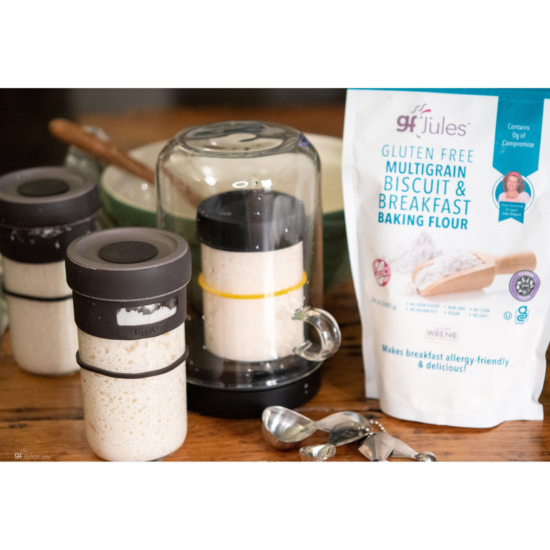 gfJules gfJules Gluten Free Corn-Free Multigrain Biscuit & Breakfast Baking Flour White Smoke Pack of 1,Pack of 4,Case of 12
