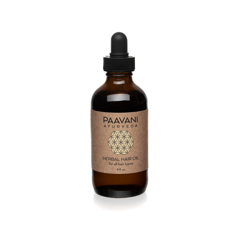 Paavani Ayurveda Herbal Hair Oil | Ayurvedic Scalp & Hair Treatment for Growth, Strength & Shine Black