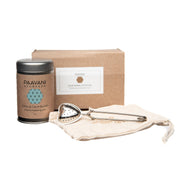 Paavani Ayurveda Your Herbal Tea Ritual | Organic Loose-Leaf Tea & Heart Infuser Light Gray Hydrate Blend / Tea Tin,Hydrate Blend / Compostable Refill,Cool & Calm Blend / Tea Tin,Cool & Calm Blend / Compostable Refill,Rooibos Chai Blend / Tea Tin,Rooibos Chai Blend / Compostable Refill,Bliss Blend / Tea Tin,Bliss Blend / Compostable Refill,Woman